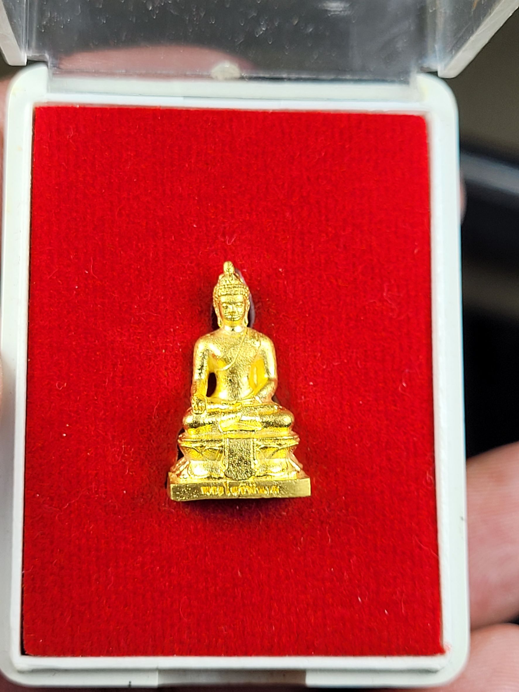 พระไพรีพินาศ ทองคำ หน้าตัก 1 เซนติเมตร วัดท่าขนุน