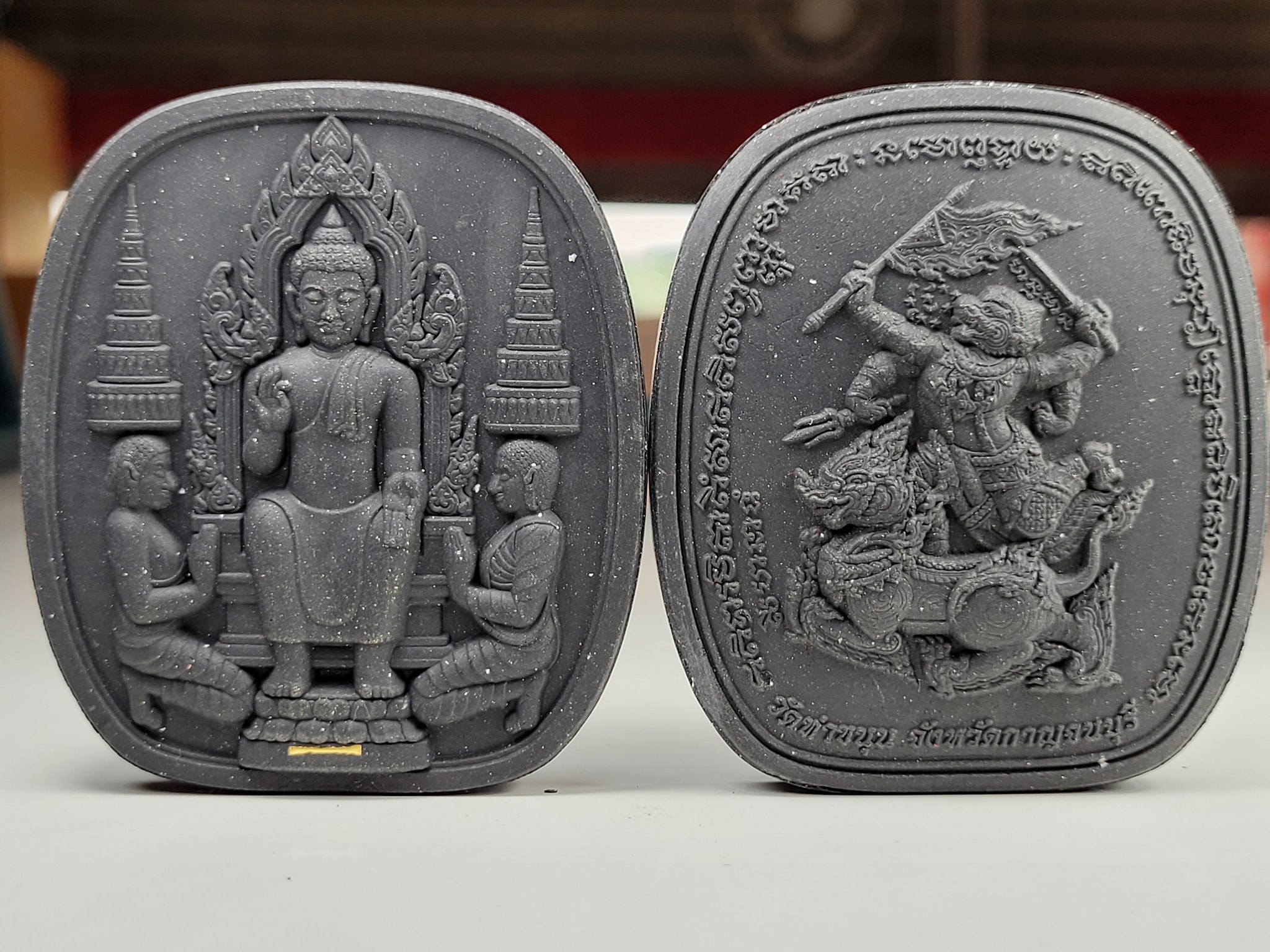 พระยอดขุนพลพิมพ์ใหญ่ตะกรุดทองคำ 1 ใน 500 องค์ หลวงพ่อเล็ก วัดท่าขนุน